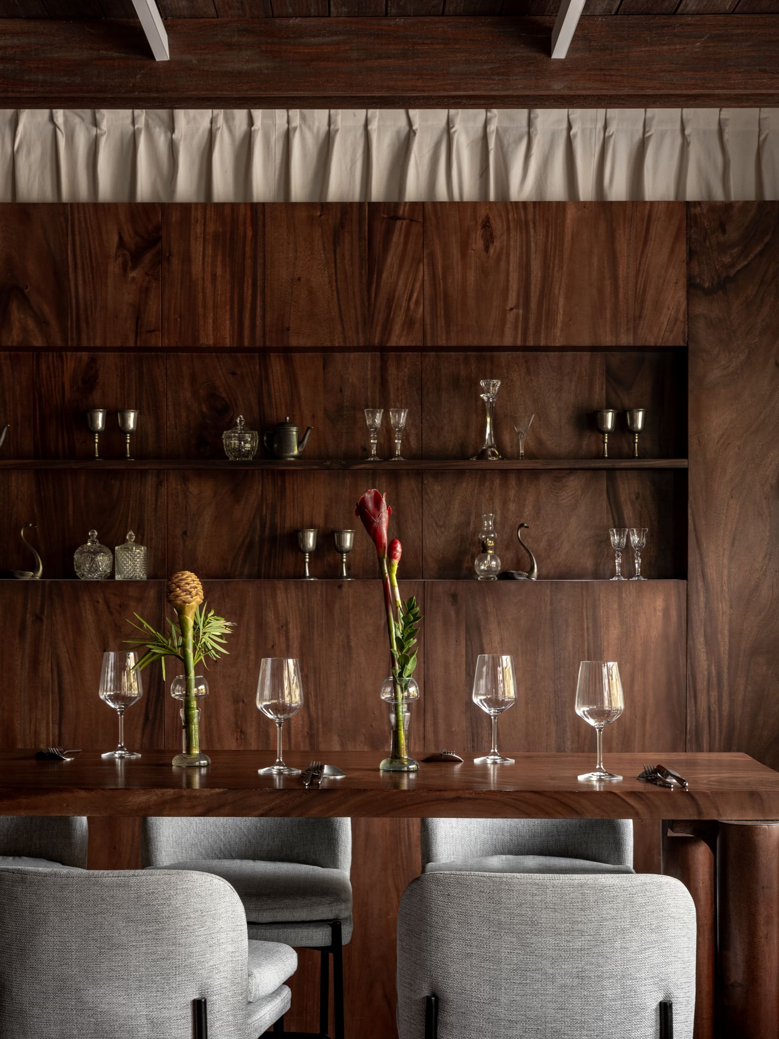 Dining room seating area at Brie Restaurant & Cheesery in Ubud