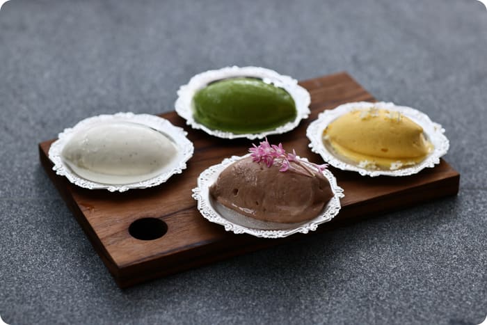 Passion Fruit Ice Cream — Brie Restaurant & Cheesery, Ubud