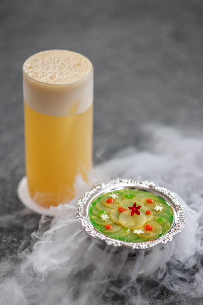 Sirsak Gin Apple Fizz — Brie Restaurant & Cheesery, Ubud