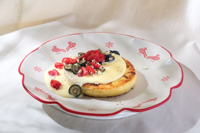 Syrnik XXL - Cottage Pancake with Custard & Condensed Milk — Brie Restaurant & Cheesery, Ubud